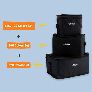 Ohuhu Oahu 320 Colors Dual Tips Alcohol Art Markers, Fine & Chisel (New Version)