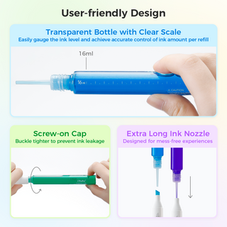 Ohuhu Marker Ink YR02 / WG140 / WG0.5 Refill for Alcohol marker