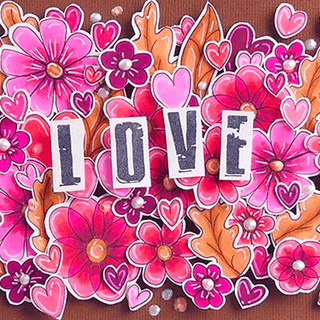 SUPER EASY – VALENTINE’S DAY CARD TUTORIAL with OHUHU BRUSH MARKERS