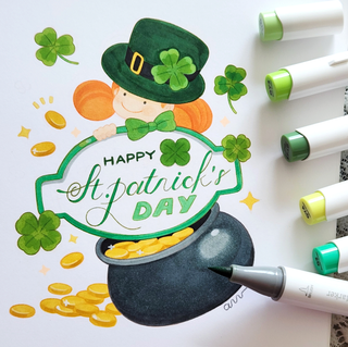 ☘️ Unleash Your Creative Luck with Ohuhu Markers this St. Patrick's Day! ☘️