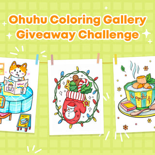 Ohuhu Coloring Gallery Giveaway Challenge