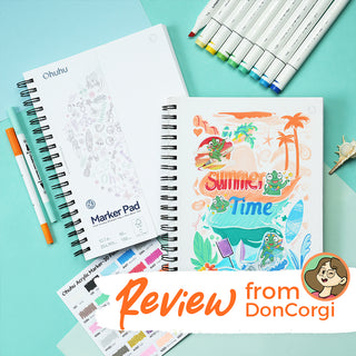 Ohuhu Bleedproof Sketchbook Review