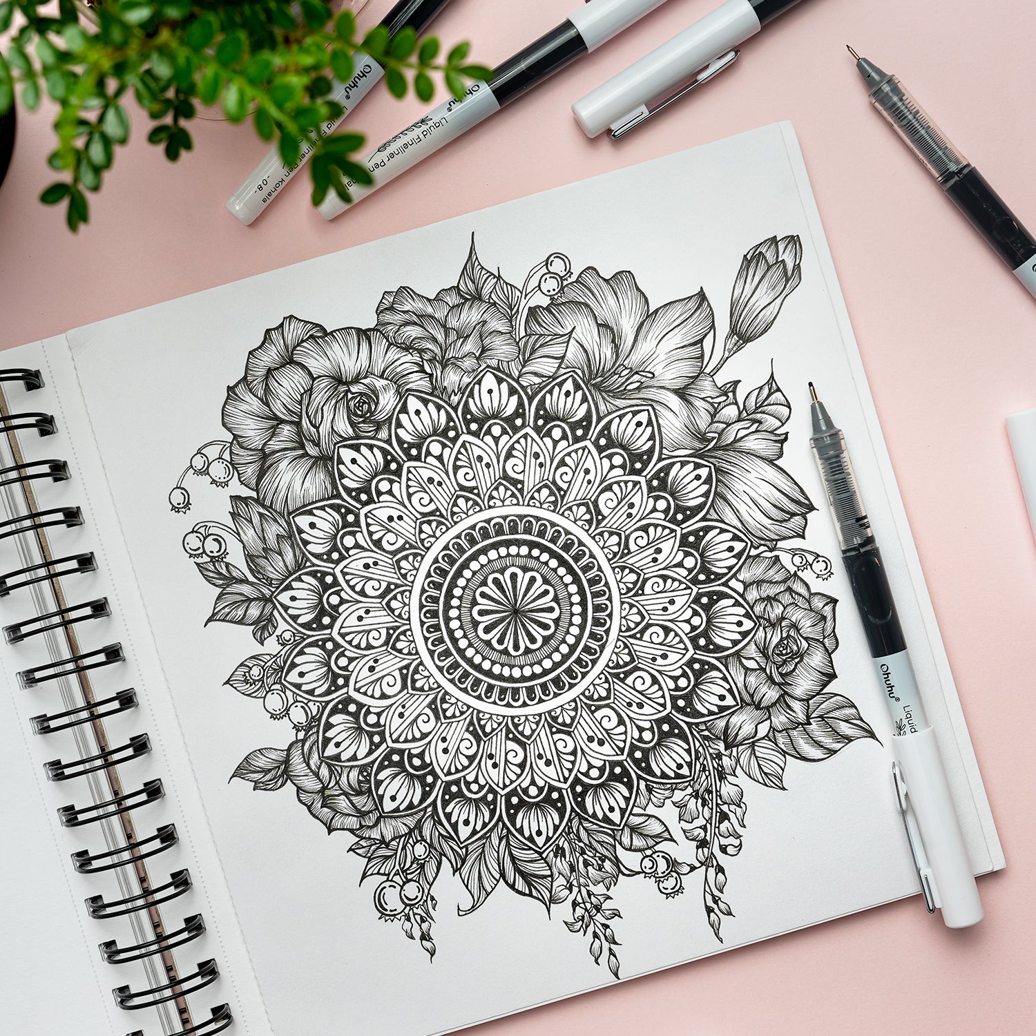 Art With Fineliners Sakura Fineliner Pen Retailer For Mandala Art