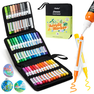 Ohuhu Acrylic Paint Markers Refillable 36 Colors – Hauauma