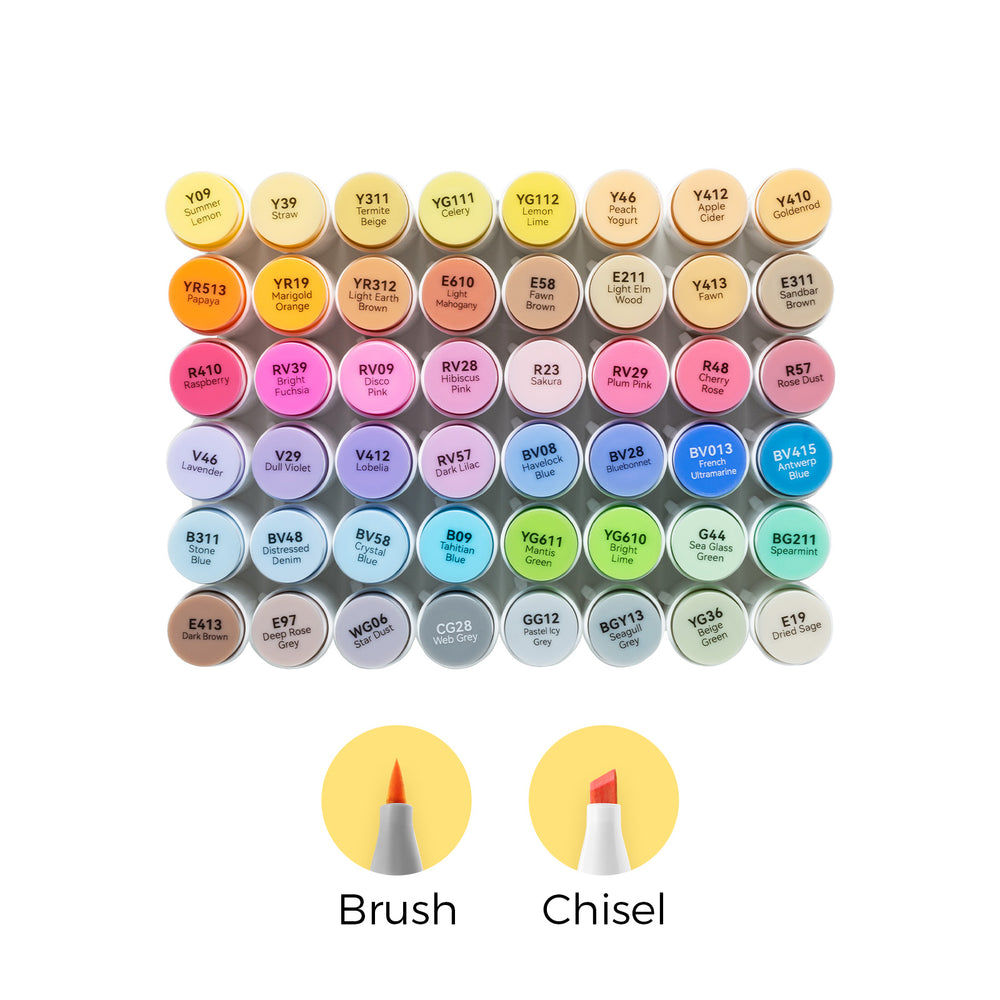 Ohuhu Honolulu Brush Markers - Small Set