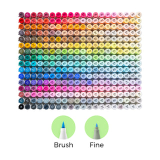 Ohuhu Honolulu² B 320 Colors Dual Tips Alcohol Art Markers