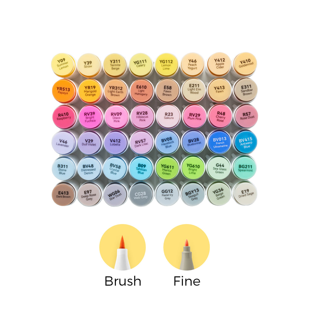 Ohuhu Honolulu Brush Markers - Small Set