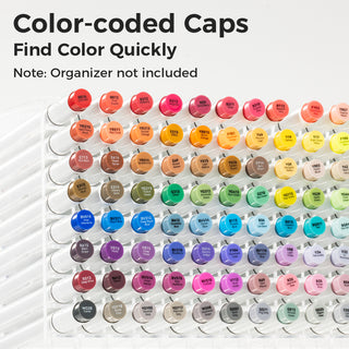 Ohuhu Honolulu 104 Colors Dual Tips Alcohol Art Markers (New Color Codes)
