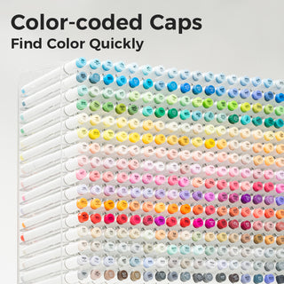 Ohuhu Honolulu 120 Colors Dual Tips Alcohol Art Marker (New Color Codes)