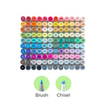 Ohuhu Honolulu 120 Colors Dual Tips Alcohol Art Marker (New Color Codes)