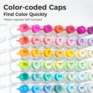 Ohuhu Honolulu² 72 Colors Dual Tips Alcohol Art Markers