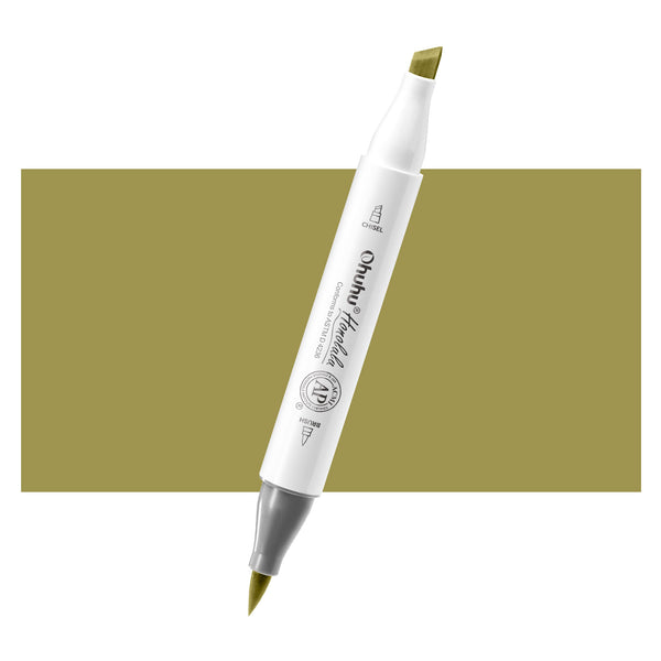Ohuhu Honolulu GY8 / YG212 Individual Marker, Brush & Chisel