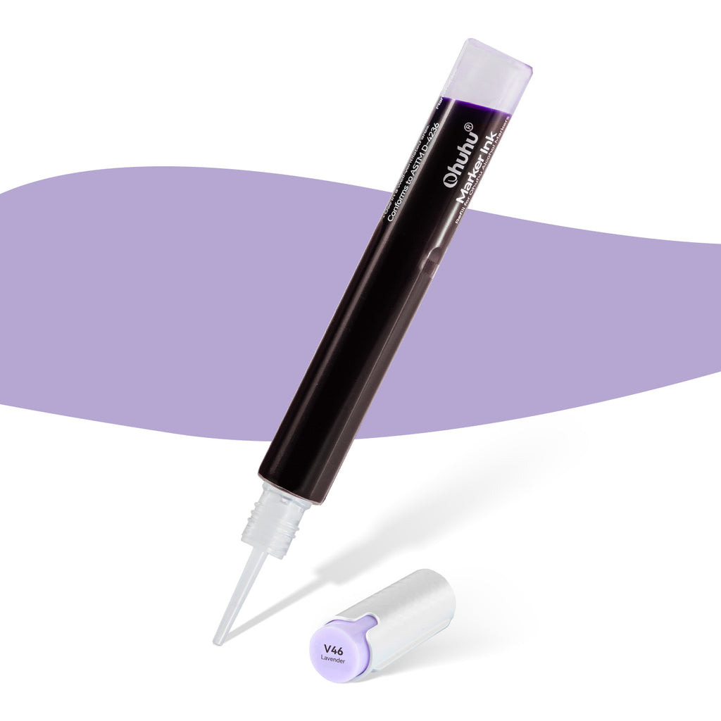 Ohuhu Marker Ink V46 / V250 Refill for Alcohol marker