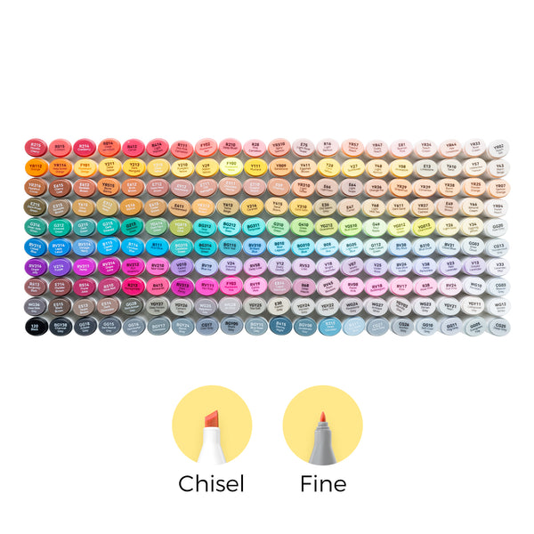 Ohuhu 200色 マーカーケース Y30-80402-07 Ohuhu Marker Pen Normal Type Hard Pen 200 Colors Y30-80402-07 | eBay