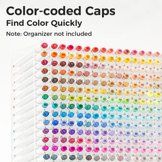 Ohuhu Oahu 120 Colors Dual Tips Alcohol Art Markers, Fine & Chisel (New Color Codes)