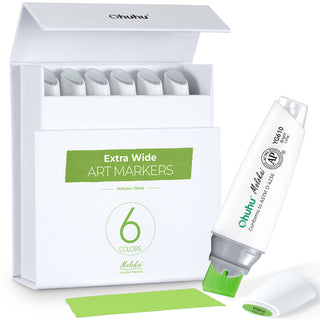 Ohuhu Molokai Four Tones Extra-wide Tip Alcohol Art Markers