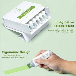 Ohuhu Molokai Four Tones Extra-wide Tip Alcohol Art Markers