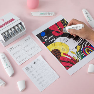 Ohuhu Molokai Four Tones Extra-wide Tip Alcohol Art Markers