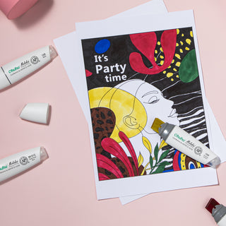 Ohuhu Molokai Four Tones Extra-wide Tip Alcohol Art Markers