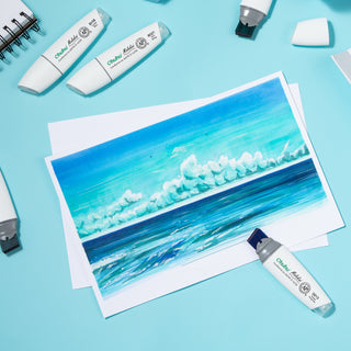 Ohuhu Molokai Four Tones Extra-wide Tip Alcohol Art Markers