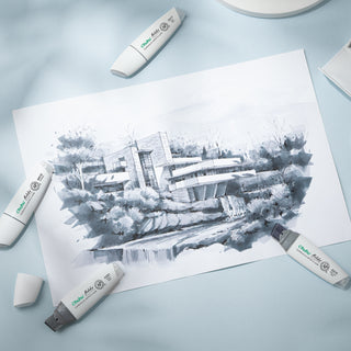 Ohuhu Molokai Four Tones Extra-wide Tip Alcohol Art Markers