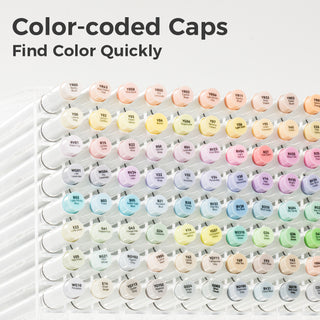 Ohuhu Honolulu New 48 Pastel Colors Dual Tips Alcohol Art Markers - Blossoming (New Color Codes)