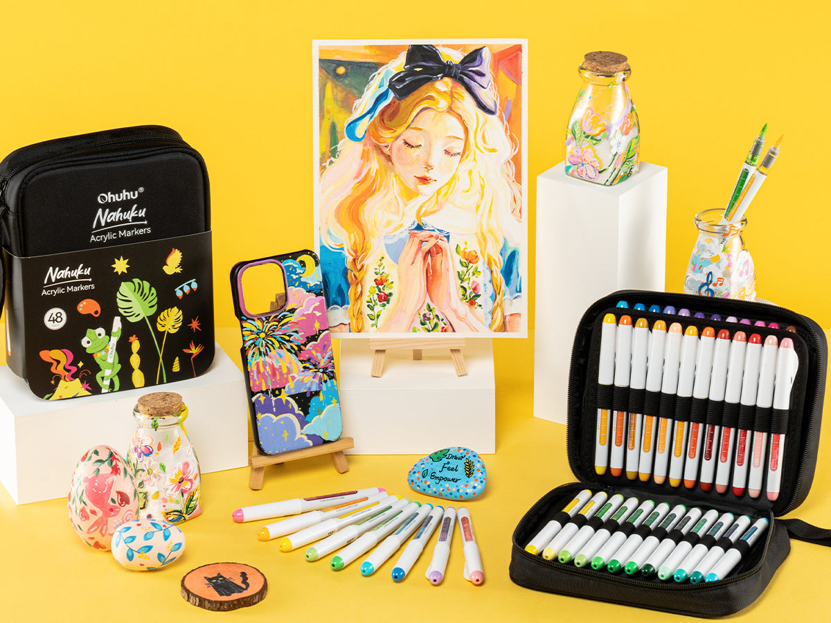 Ohuhu Nahuku Direct-ink Acrylic Markers