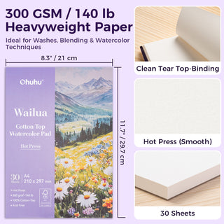 Ohuhu Wailua Cotton-Top™ Watercolor Pad