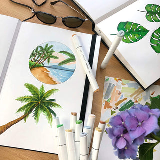 Ohuhu Marker Pads Art Sketchbooks for Markers