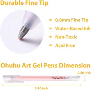 Ohuhu Premium Gel Pen Set, 20 Pack