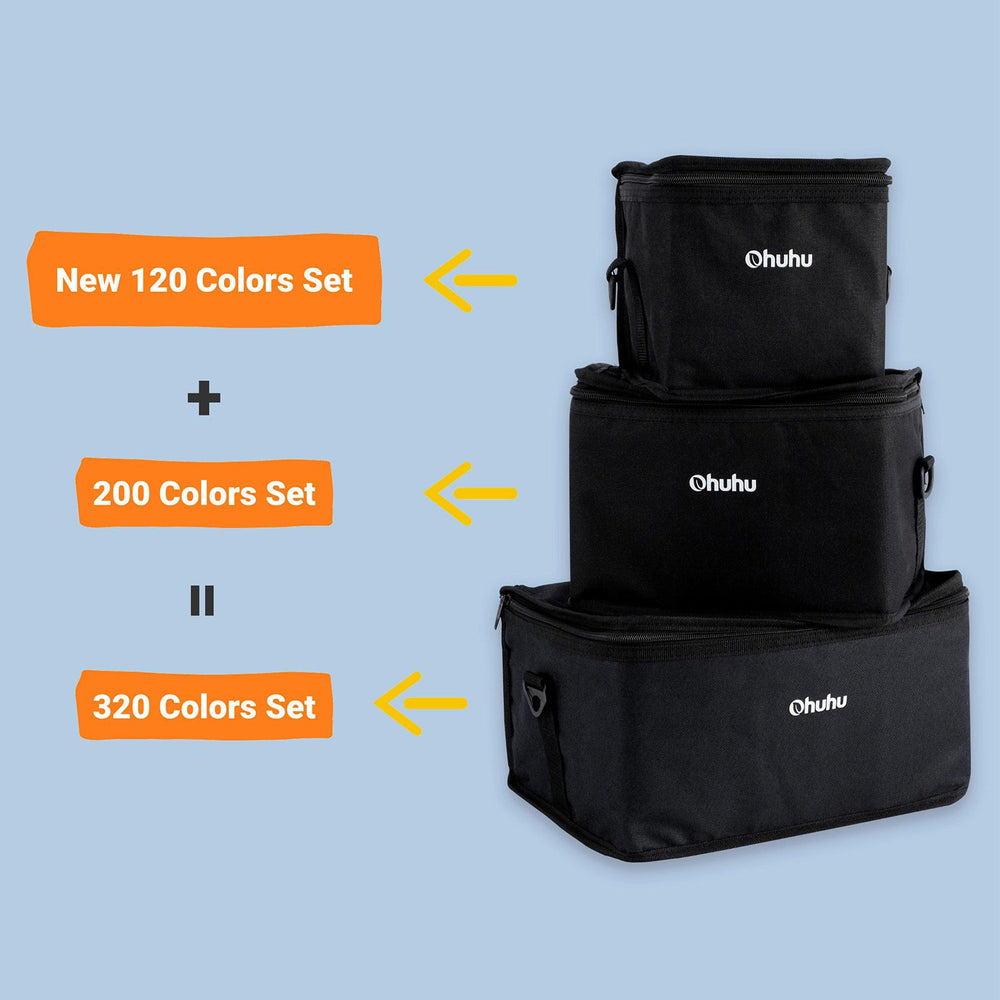 Ohuhu Oahu 320 Colors Dual Tips Alcohol Art Markers, Fine & Chisel (New Version)