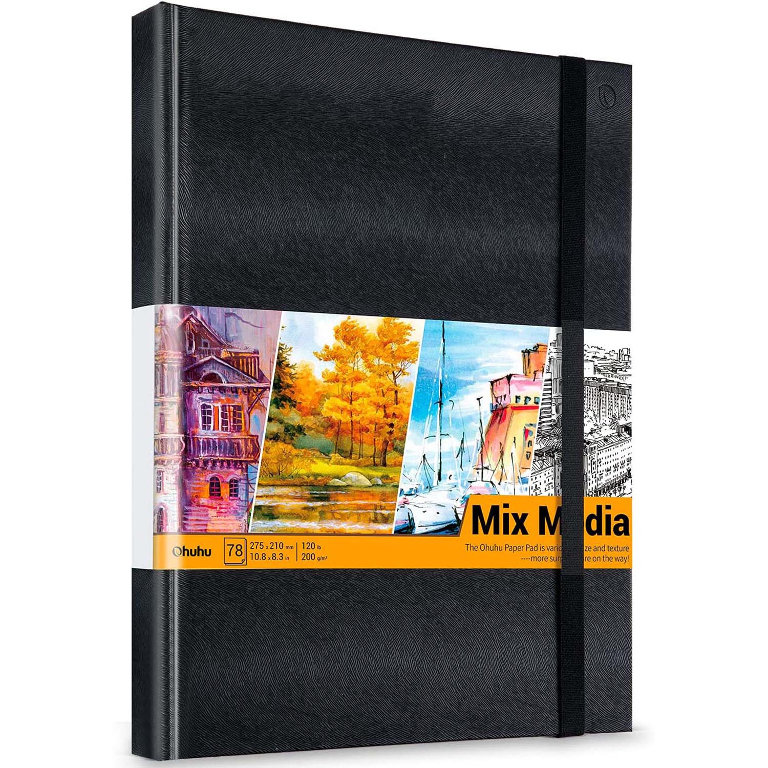 Ohuhu Mix Media Pad for Multiple Techniques, 10.8-inch x 8.3-Inch