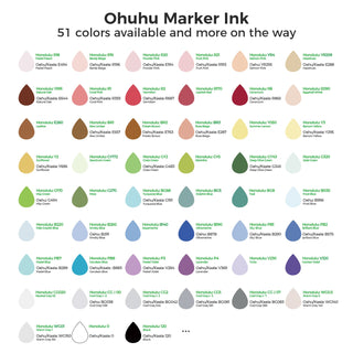 Ohuhu Marker Ink YR91 / E644 Refill for Alcohol marker