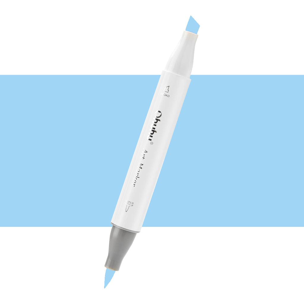 Ohuhu Honolulu PB7 / B08 Individual Marker, Brush & Chisel